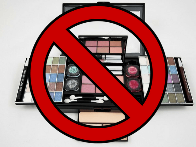 Avoid Wearing Too Much Makeup